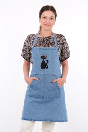 MNZ-Denim مطبخ فرشاة القطة سيدة وردة النموذج SVLY-KOTONLUKLDY - sevilya