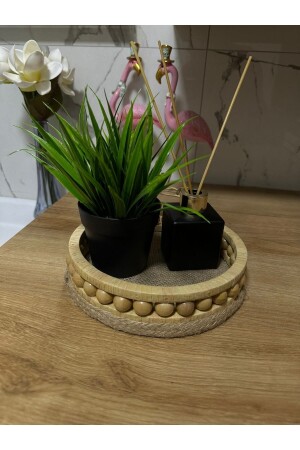 MNZ-Design خشبية غرفة الحمام أزياء السلة نموذج قطر 20 سم 897654 - Süs Dükkanı