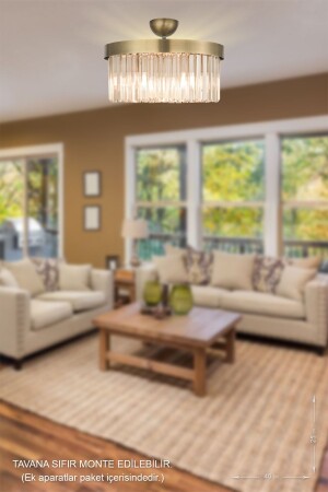 MNZ-Desina 40 سم شمعة حجر الكريستال - (تتتنهى) PY-300-40 - Avizemoda