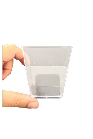 كأس منعشة منازل (MNZ-Dessert Bowl) ، وشراب وسلطة كأس ، كأس حفلة كأس كوبي Prism Bowl 25 قطعة 200cc SNC - ELGALA