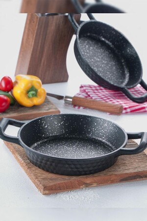MNZ-Diamante Black Cast Iron Pan - 22 سم TYC00536936183 - ACAR