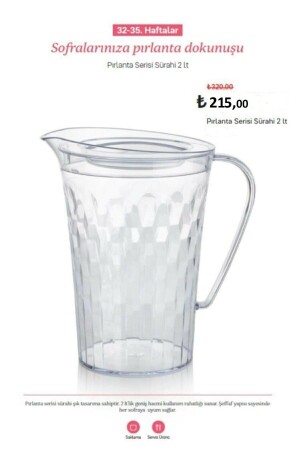 MNZ-Diamond Series Jug VitrinflySRH - Tupperware