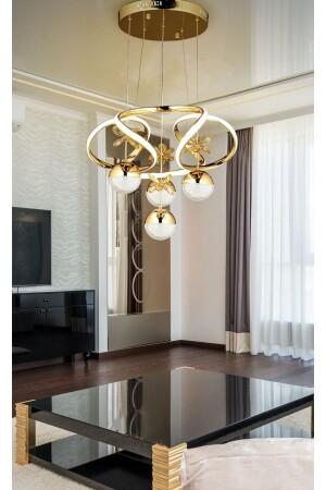 MNZ-Dimmer مدير 3 لونات عصرية ضوء اللوم كرة فراشة مديرة شمعة ذهبية صفراء تدريجية 3 لون fico0714 - Fico Home