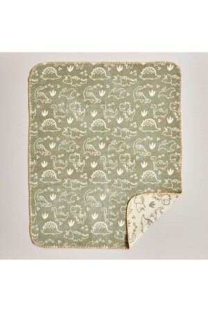 كوبن الطفل من القطن من MNZ-Dino كوبن طلاء خاكي (100X120 سم) 13592 - Bella Maison