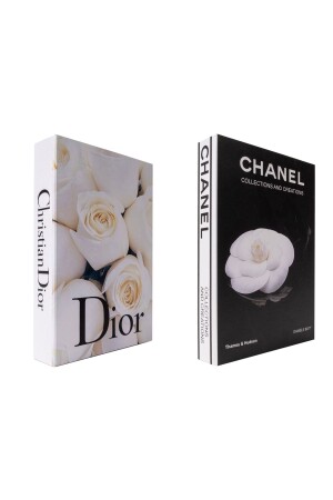 مجموعة من صناديق الكتب الزخرفية من MNZ-Dior&chanel - MagicHomeDecor