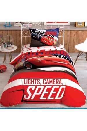 (MNZ-Disney Cars Spectator Cotton) مجموعة السرير المرخصة - Taç