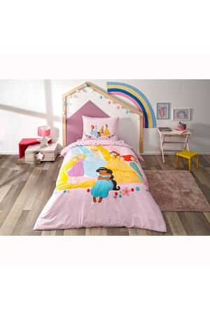 (MNZ-Disney Princess Rainbow Cotton) مجموعة ملابس واحدة - Taç