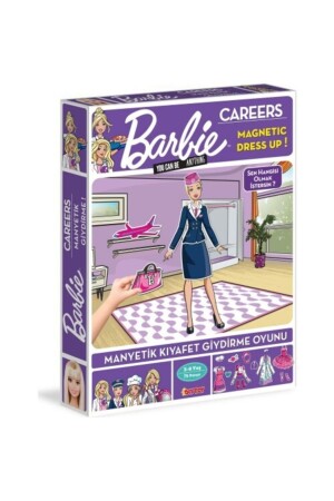 (MNZ-Diytoy) ارتداء الملابس المهنية (Magnetic Dress Up Game) مرخصة (DAL8681447073918) - Barbie