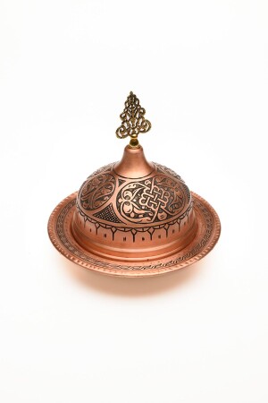 MNZ-Dmt غازيانتيب النحاس 14 سم يدوياً مطرزة يدوياً صنع القهوة الجانبية تقديم القهوة القهوة التركي و القهوة T - DMT COPPER HOME