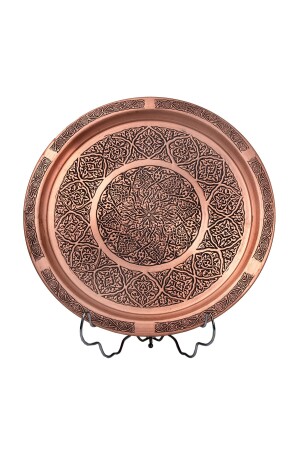 MNZ-Dmt غازيانتيب النحاس 25 سم عثماني العرض اليدوية صلصة هينا صلصة 25 سم DMT-19106 - DMT COPPER HOME