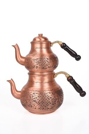 MNZ-Dmt غازيانتيب نجمة نجمة مجموعة ثقيلة طلاء الطول الإجمالي: 26 سم أسفل 16 سم أعلى 12 سم قطر النحاس الثقيل - DMT COPPER HOME