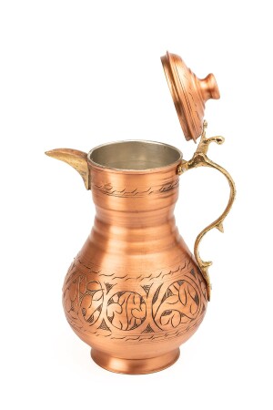 MNZ-Dmt غازيانتيب النحاس اليد نقاشية جنجة حقيقية حمولة:27 سم 1.9 لترات القدرة الفم:9.3ملم DMT-19062 - DMT COPPER HOME