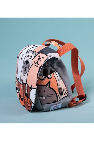 (MNZ-Dog Faces 101) 4-7 سنوات طفل صغير حقيبة ظهر 25x20x15 - (4-7 سنوات) رياض الأطفال - Montefair