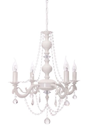 MNZ-Dolce Vita 4 قطع ضوء العلق الأبيض شمعة 3050-24-04 - Umur Aydınlatma