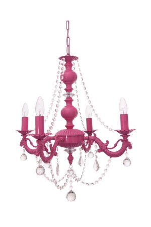 MNZ-Dolce Vita 4 قطع فوكسيا شمعة 3050-37-04 - Umur Aydınlatma