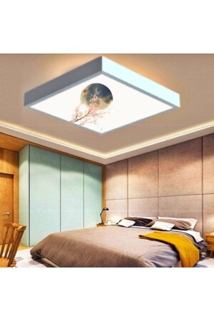 MNZ-Dolunay تصميم-حديث شاندليير-60x60 LED السقف شاندليير-54 وات - متصلة للسقف مصباح غرفة نوم شاندليير-GP-2111-D - Gökyüzü Panel