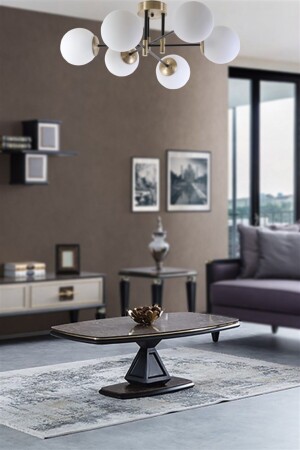 MNZ-Dolunay 6-piece قديم الشموع الزجاجية البيضاء 8510-6 - Lumexx