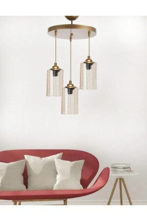 MNZ-Dora زجاج ذهبية فاخرة 3 غرفة المعيشة شمعة، مدخل شمعة S0505 - Etsylight