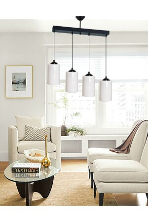 MNZ-Dora زجاج أبيض فاخرة 4 صف مدخل شمعة، مطبخ شمعة، غرفة المعيشة شمعة، غرفة الطعام شمعة S33503DWHGSR4 - Etsylight