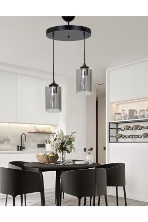 MNZ-Dora Black Lux 2 غرفة المعيشة شمعة زجاجية 33502V2 - Etsylight