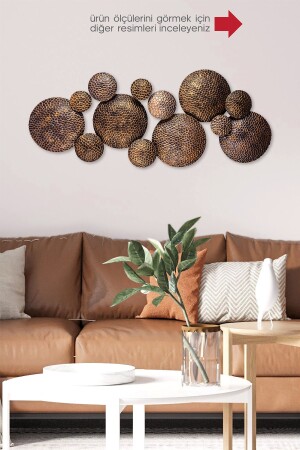 MNZ-Doreart Gisella رسومات الجدار المعدنية، لوحة الجدار المكتب المنزلي CH136-1 - Doreline