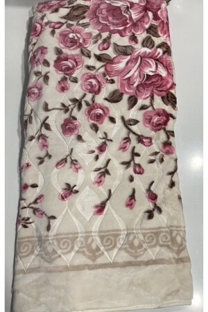 MNZ-Double Blanket-bouquet Cream TCPDR101 - Sarar