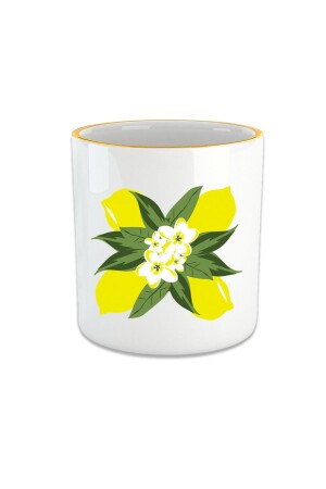 MNZ-Double Blue Blanc Lemon Espresso، كوب قهوة تركية مزدوجة - زجاج بدون مسدس FIN173 - Vivas