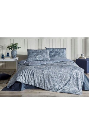 MNZ-DOUBLE BLUE MANDALA MISTICO DUVET Cover SET 8697353592492 - Özdilek