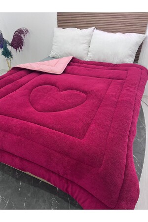 MNZ-Double Claret Red Welsoft Quilt LVNS-N-70 - NANOSOFT