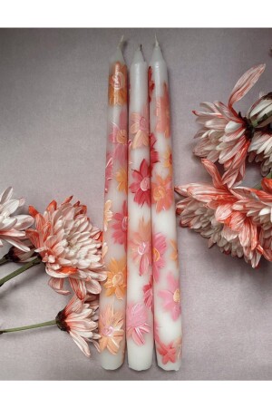 شمعة ديزي متعددة الألوان MNZ-Double Daisy Pattern 100٪ Soyawax (VEGAN) - Soi Candle Store