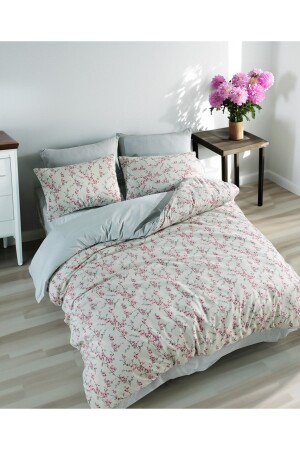 MNZ-Double Double Side Duvet Cover Set النعناع HMCHOMENEV-15 - HMCTEKS