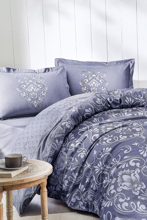 MNZ-Double Duvet Cover Set Antico Anthracite 8697353522697 - Özdilek
