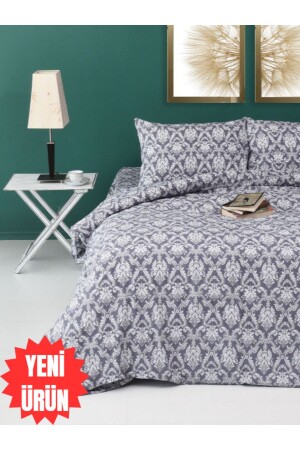 MNZ-Double Duvet Cover Set شال نمط رمادي TYC00768332299 - Lotusline