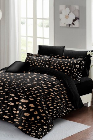 مجموعة غطاء مادة MNZ-Double Duvet Set خيط القطن الساتين 3D تصميم خاص تصميم الحيوان (بدون ورق) PERLASERA25670 - PerlaSera