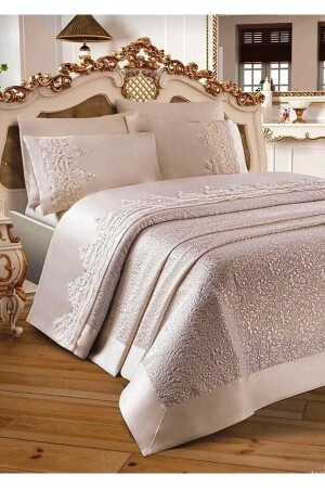 MNZ-Double French Pique Set مع فرنسية اللصص 6 قطع brscyz100 - bursa çeyiz