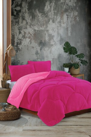 MNZ-Double Fuchsia Welsoft Quilt 1879998765498 - NANOSOFT