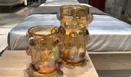 (MNZ-Double Glass Vase) - 20286 - Cadde Yıldız