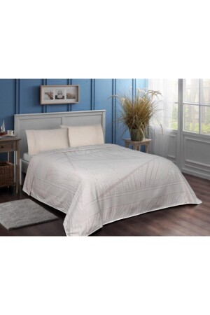 MNZ-Double Jacquard Pique Set بافري بيج TYC00141937654 - Taç