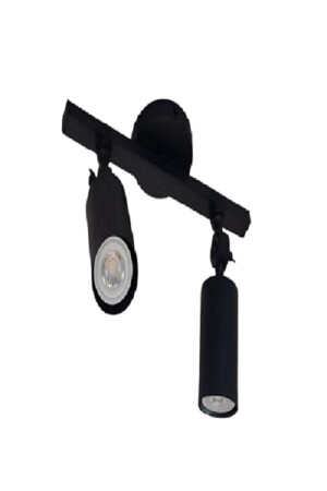 MNZ-Double LED Spot Sconce شمعة الوسمعة متحركة المعدنية ضوء النهار أدت البولب تضم MYL002635 - demet habek mylights