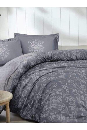 MNZ-Double Ranforce Duvet Cover Set Antico Anthracite TH11724414 - Özdilek