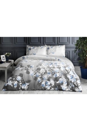 MNZ-Double Ranforce Duvet Cover Set Brown Lupita 8697353527272 - Özdilek