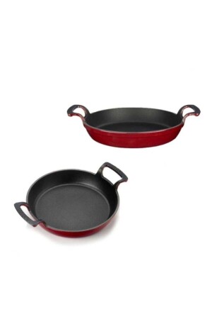 مجموعة من المواد المزدوجة (MNZ-Double Sahan Set) (16 سم + 20 سم) - Lava