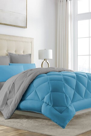 MNZ-Double Sided Lux Silicone Quilt - واحد مع حقيبة خاصة AT77TKYOR - Alla Turca