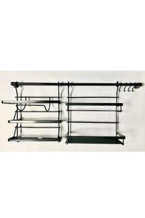 MNZ-Double Spice Rack+trivet+follow holder+stretch holder Towel holder +4 هوك لوفتوس13242 - Lider