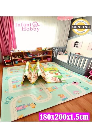 MNZ-Dream It Foldable Foam Play Mat لعب المطر 180 × 200 × 1.5 سم - İnfant Hobby