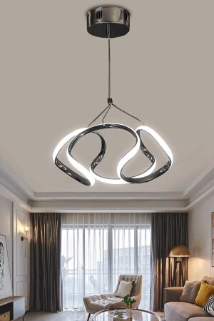 طائرة MNZ-Dron Model Black Pendant Lamp LED شمعة ضوء أبيض - RSCOLLECTIONS