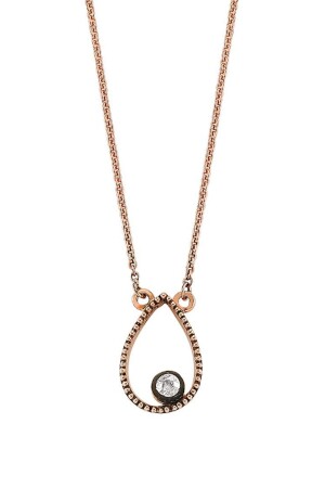 مقعد الماس الذهبي MNZ-Drop Diamond Necklace - مقعد الماس الذهبي Drop Diamond Necklace - Safir Kuyumculuk