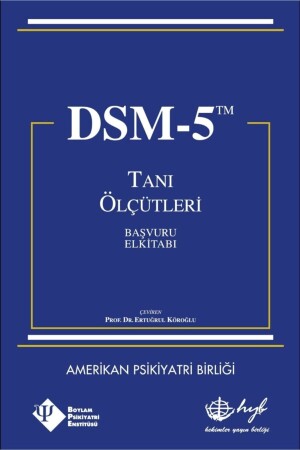 دليل مرجعية لمعايير التشخيص MNZ-Dsm-5 - Hyb Yayıncılık