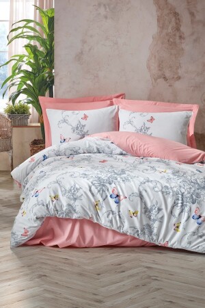 MNZ-Dubet Single Cover Set كاثي سمك السلمون 8680108053256 - Cotton Box