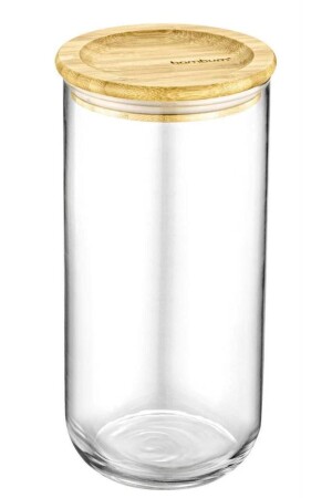 MNZ-Duo - حاوية تخزين الزجاج 1300ml كبيرة في المنزل-B4711 - Bambum